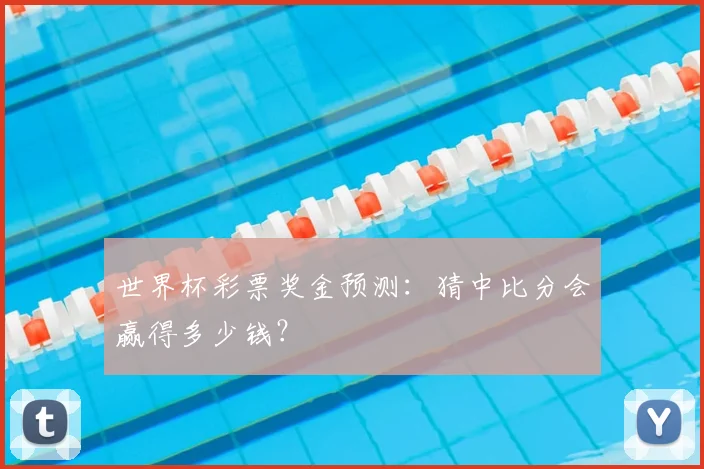 世界杯彩票奖金预测:猜中比分会赢得多少钱?